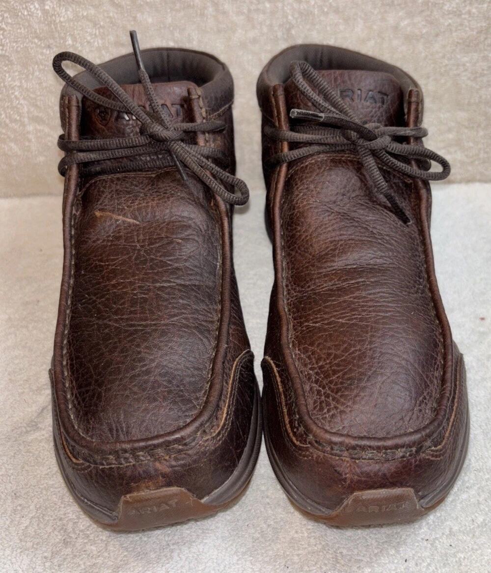 Ariat Spitfire Moc Toe Chukka Boots Mocassin Leather 10044487 Men’s Size 9 D